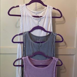 American Eagle braided tanks
